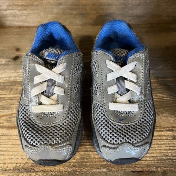 Little Kids Childrens Nike Shox Gray Athletic‎ Running Shoes Sneakers Size 6 C - Picture 4 of 7